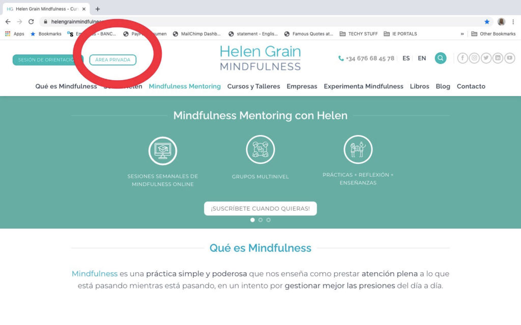 Helen Grain Mindfulness