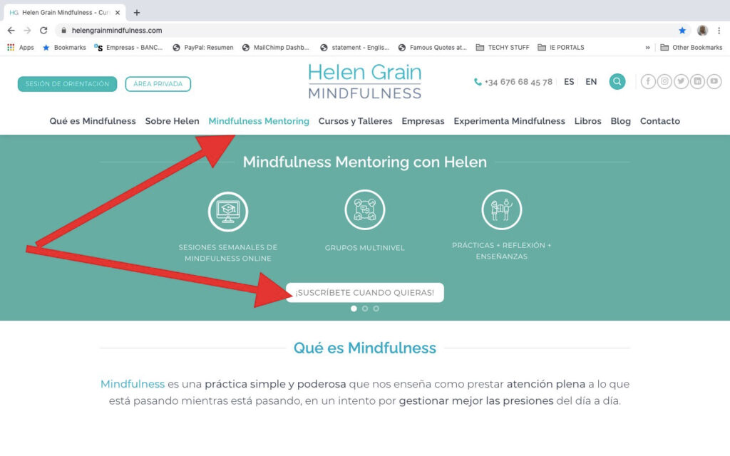 Helen Grain Mindfulness